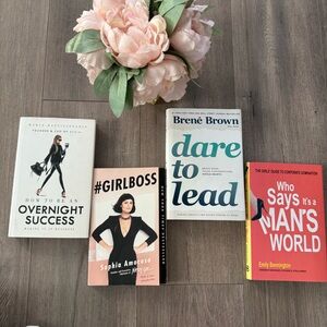4 Girl Boss Overnight Success Dare to Lead Books